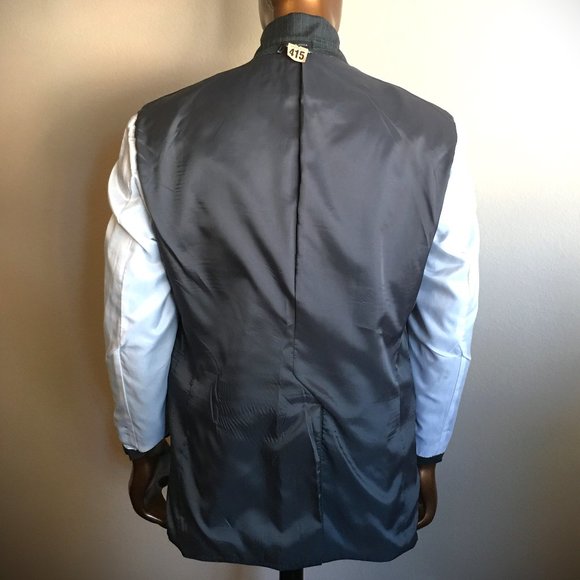 BANCROFT NEW YORK Charcoal Grey Wool Pinstripe Suit  40S - Picture 8 of 15